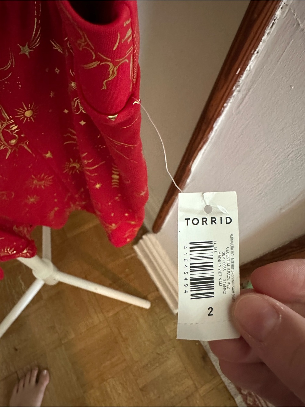 NWT Torrid Celestial Swimset - shorts and underwire top - Picture 4 of 7